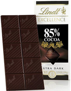 Lindt Excellence Extra Dark Chocolate bar
