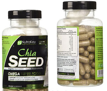 NutraKey Chia Seed Capsules