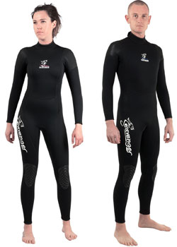 Seavenger Men and Women 3mm Full suit with Flatlock Stitching