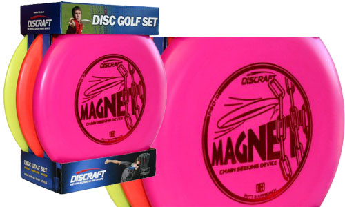 colorful 3-pack of frisbee discs