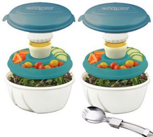 2 Salad Kits with Switx Spork