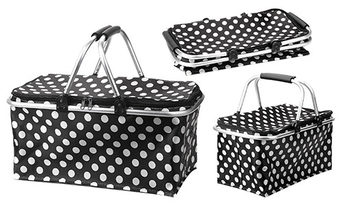 Iwotou Insulated Folding Cooler Picnic Basket Bag