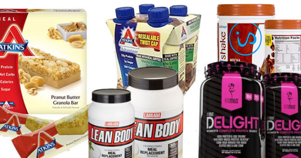 Top 5 Best Low Carb Replacement Meal Bars & Shakes